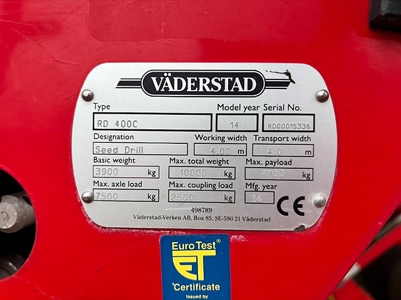 Väderstad RD400C 4 of 7