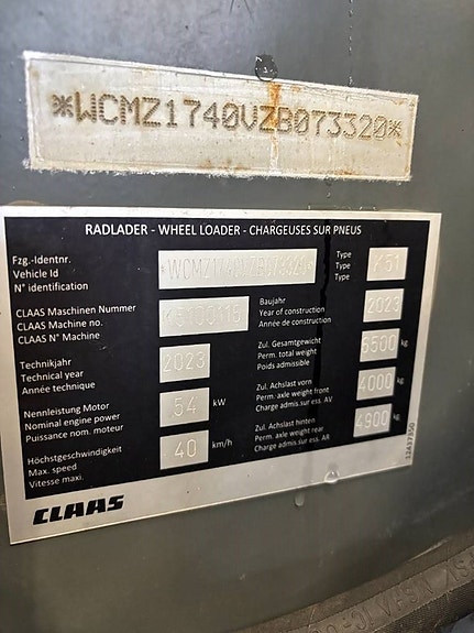 CLAAS Torion 537 Sinus 8 of 10