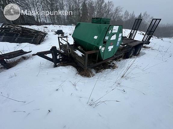 Tankvagn med bilramp