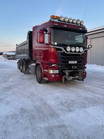 Scania R580 plogbil med snabblås