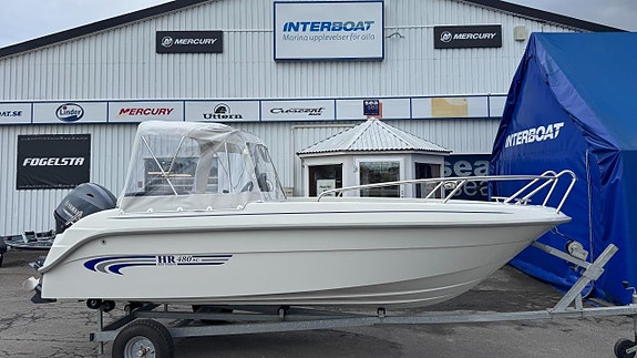 HR 480 SC Yamaha F50 - 2013 - Nytt kapell - 30 Km/h Vagn