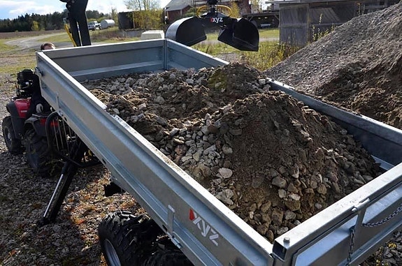 Kampanj Atv-Vagn XYZ320 Hydraulisk Timmervagn 5 of 12