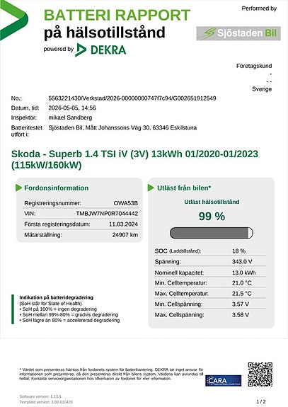 Skoda Superb 2 of 5