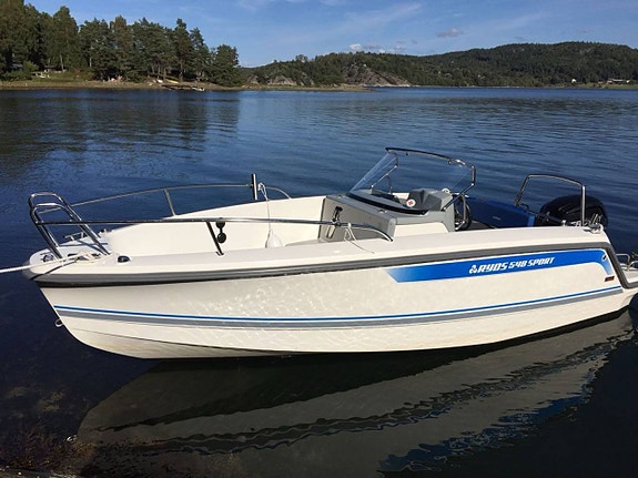 Ryds 548 Sport /Mercury 80 hk /sötvattenskörd /ink 30-vagn