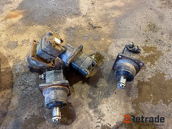 Hydraulmotorer 4 stycken Danfoss OMTW 500 HD