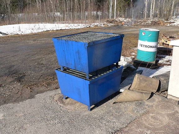 Uppsamlingskärl för spillolja