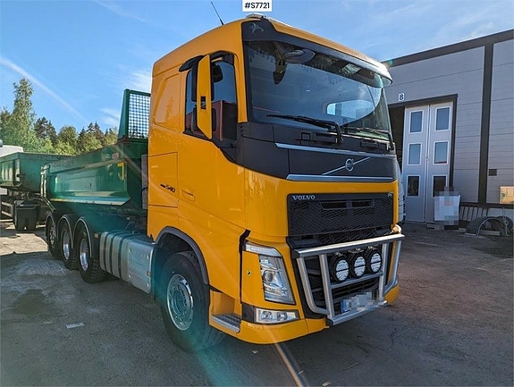 Volvo FH540 8*4 SLP Automatkassett ekipage (645,000:- ex mom