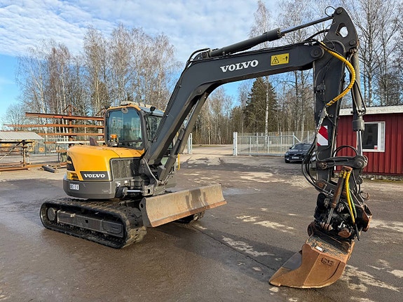 Grävmaskin Volvo Ecr88d Rototilt C-smörj
