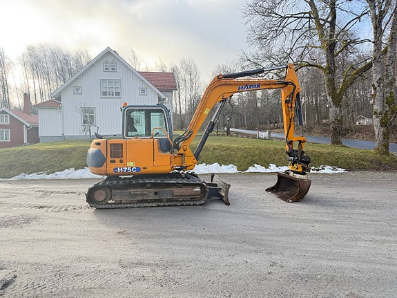 Hanix H75C Rotortilt Svab Vikt 7700kg