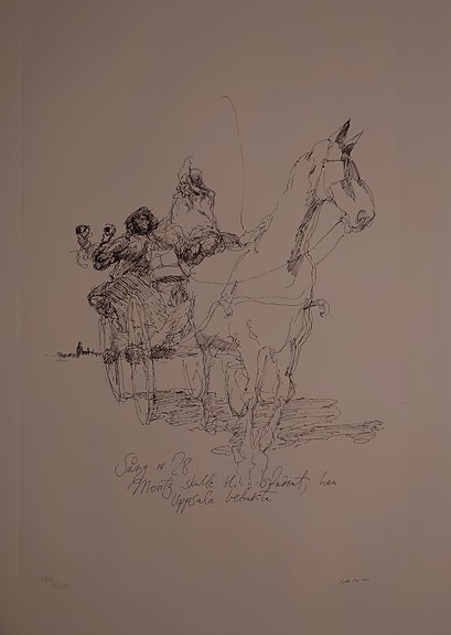 Bellman grafik – Martin Lamm – signerad – limiterad upplaga 199/350+ bok