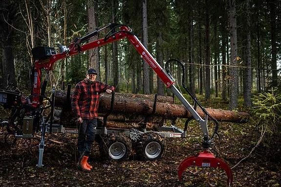 Timmervagn ASH 4000 – 4 ton