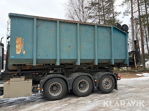 Kranflak med kran Hiab 144 E-4 Hipro