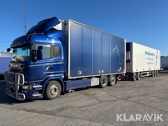 Lastbil / lastbilsekipage Scania R580 med Eke