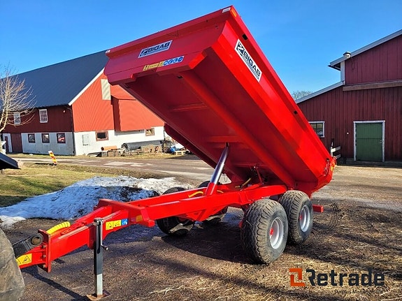 Tippkärra boggikärra tippvagn Bigab T8