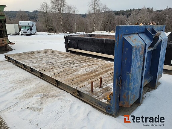 CMT 24 tons Maskinflak 6,5 meter