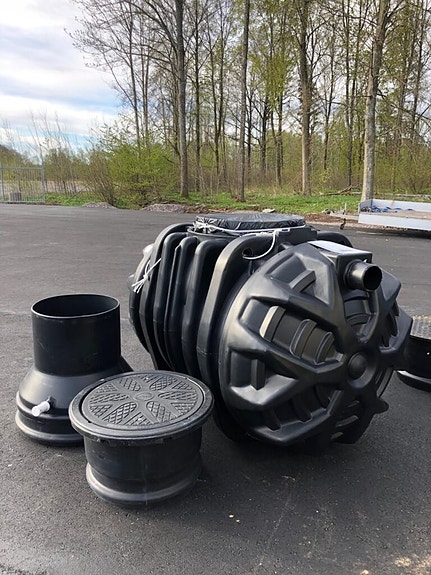 INFRAPIPE Oljeavskiljare PE 10 liter/s – komplett paket