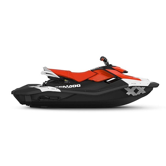 -- Sea-Doo Spark Trixx 90 3-sits 4.5 Digital Display (Dragon Red/Bright White)