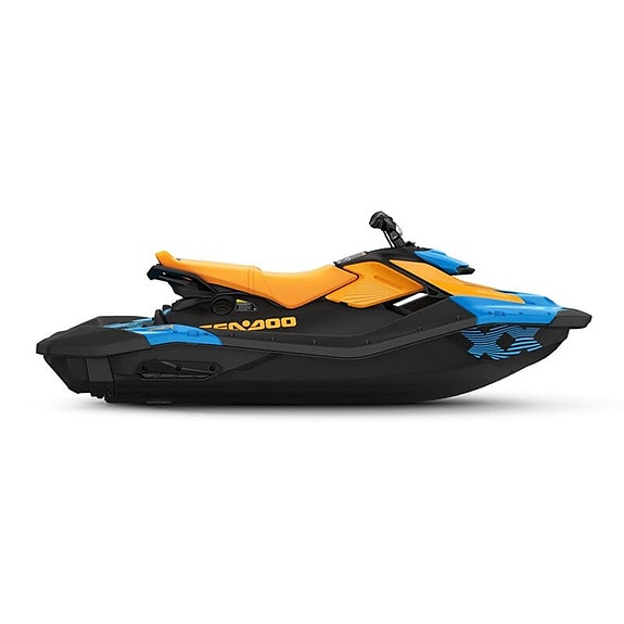 -- Sea-Doo Spark Trixx 90 3-sits (Gulfstream Blue/Orange Crush) leverans i april 2 of 2