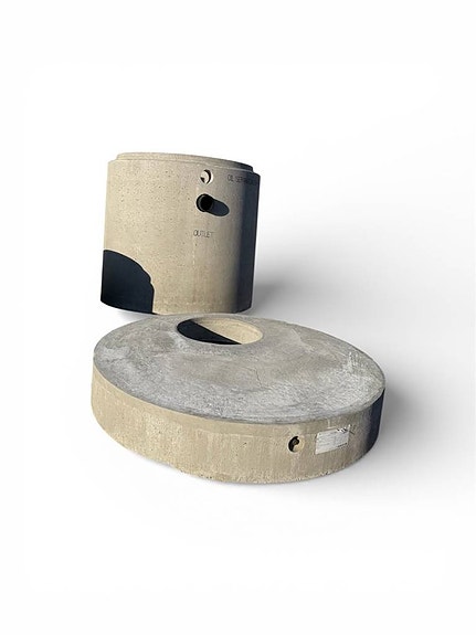 INFRAPIPE Oljeavskiljare betong 10 l/s – komplett paket