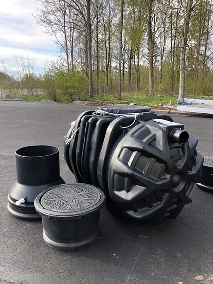 INFRAPIPE Oljeavskiljare PE 6 l/s – 1200l – komplett paket