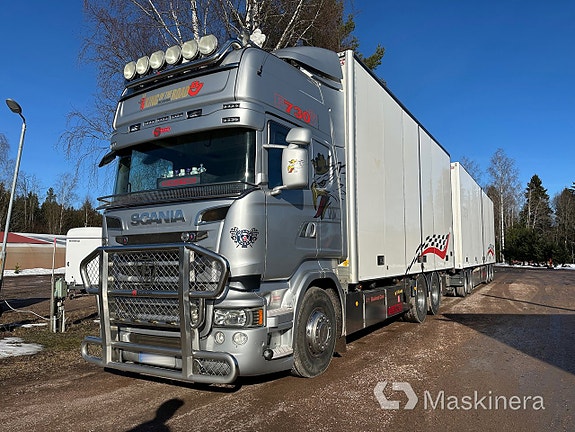 Fjärrbil Scania R730 med Släp