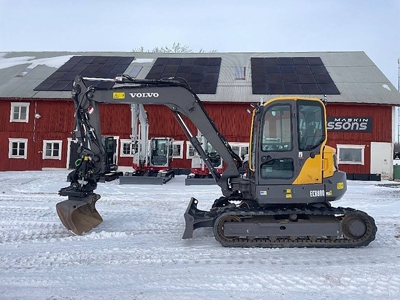Volvo ECR88D Pro Steelwrist X12 C-Smörj 3st skopor