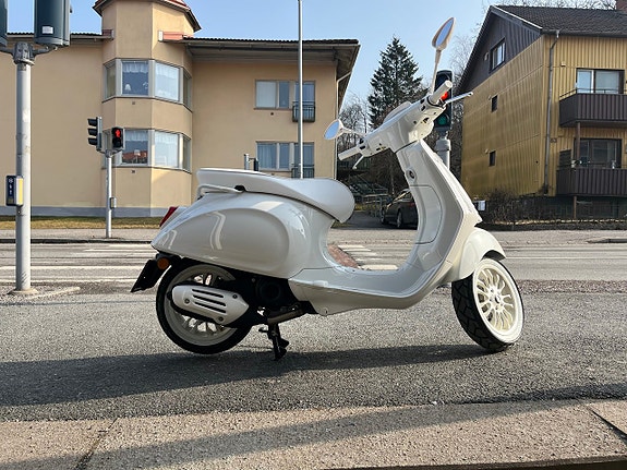 Vespa Sprint 50cc klass 1 sparkle white - NY! 8 of 13