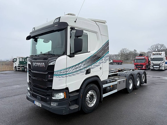 Scania R 580 Tridem Lastväxlare V8 Next Gen