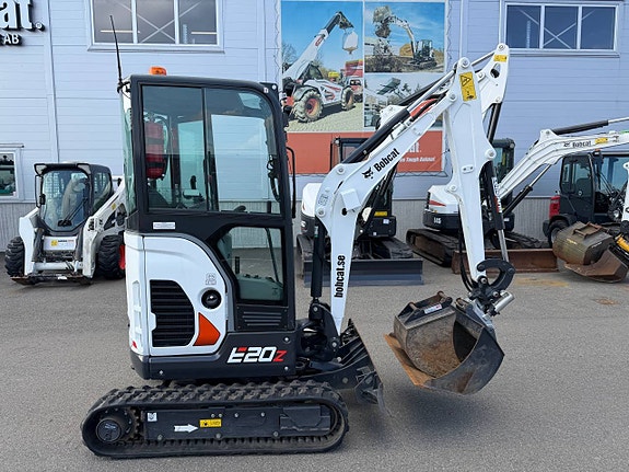 Bobcat E20z - 2 tons minigrävare - 0,99% Ränta