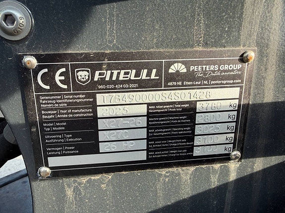 Pitbull X27 - Minilastare, 2800 kg 7 of 7