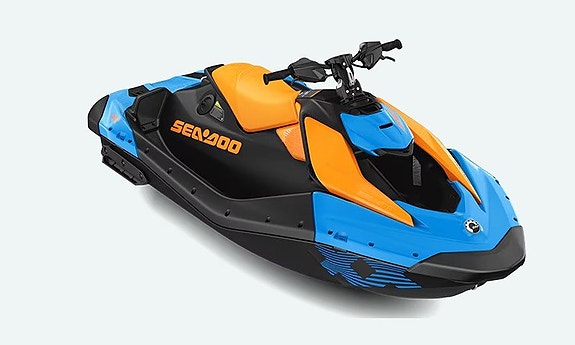 Sea-Doo Spark Trixx för 1 Gulfstream Blue / Orange Crush -26