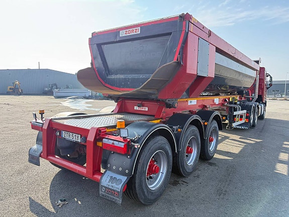 Zorzi Tipptrailer med skjutbar Trippel 4 of 12