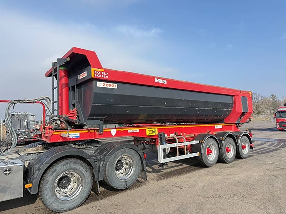 Zorzi Tipptrailer med skjutbar Trippel
