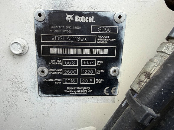 Bobcat S650 - Kompaktlastare 8 of 8