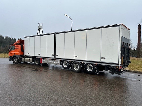 Kel-berg 13.6 öpp sida utrikes truckfäste bakgavel lift