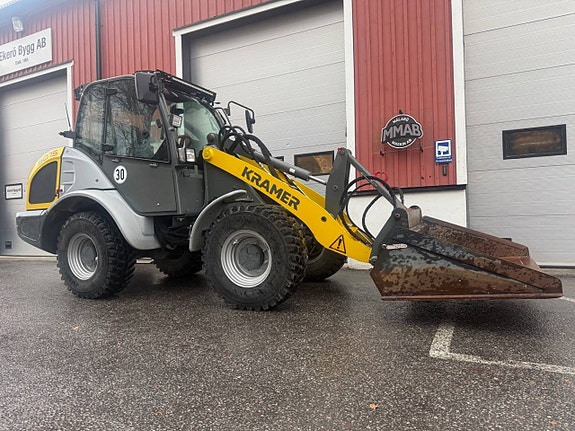 Kramer 5075, 30 km/h, med planerskopa och pallgafflar