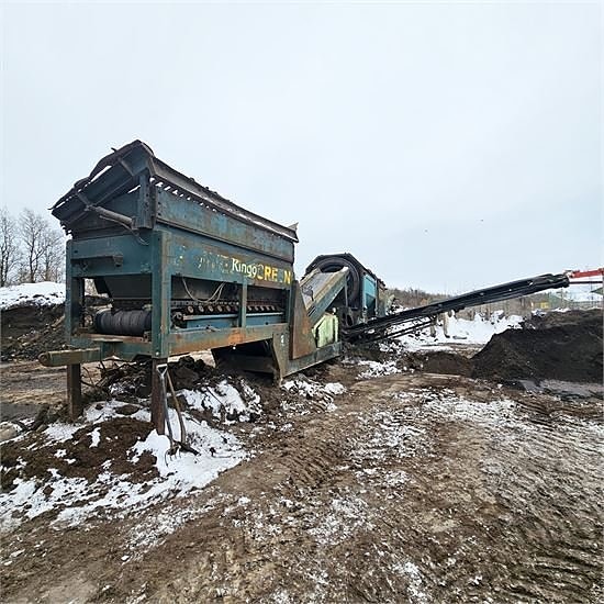 Powerscreen Trommel 720 -  tromlesorterer med 3 transportbån 3 of 5