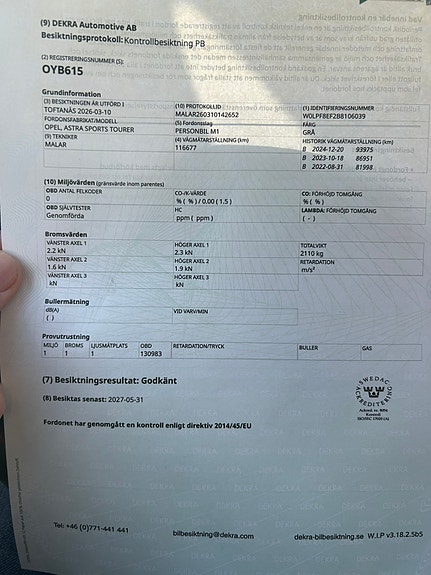 Opel Astra 11 of 12