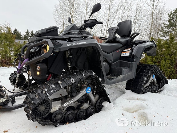 ATV Can-Am Outlander 1000 Max XTP med Bandsats Plogpaket Sandspridare 10 of 27