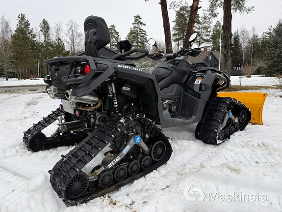 ATV Can-Am Outlander 1000 Max XTP med Bandsats Plogpaket Sandspridare 6 of 27
