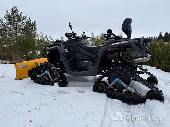 ATV Can-Am Outlander 1000 Max XTP med Bandsats Plogpaket Sandspridare 9 of 27