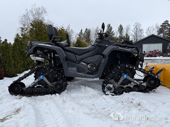 ATV Can-Am Outlander 1000 Max XTP med Bandsats Plogpaket Sandspridare 5 of 27