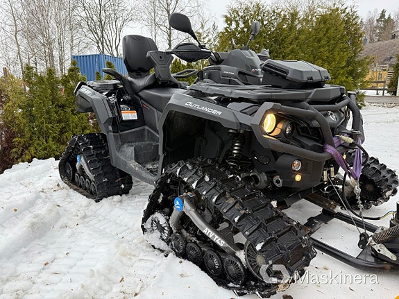 ATV Can-Am Outlander 1000 Max XTP med Bandsats Plogpaket Sandspridare 4 of 27