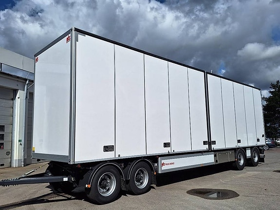 PLS Skåpsläpvagn 4-Axlig fjärrsläp