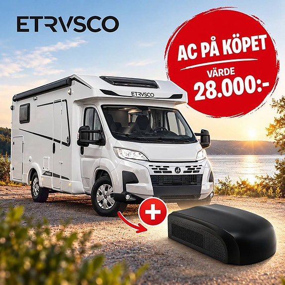 Etrusco T-MODEL BASE T 7.4 SB Automat / 3500Kg / HÖSTKAMPANJ / AC bodel ingår! 2 of 26
