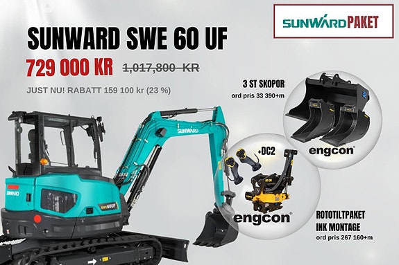 Sunward SWE 60 UF-DEMOKAMPANJ!