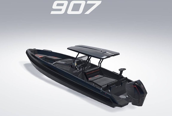 IRON 907 T-Top, Mercury 400 V10 Racing,  bogpropp 3 of 4