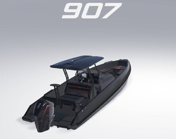 IRON 907 T-Top, Mercury 400 V10 Racing,  bogpropp 4 of 4
