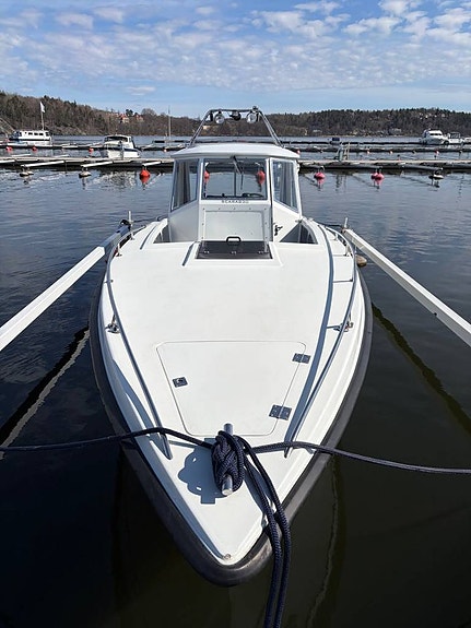 Scarab 30 Cabin, Mercruiser 496 HO 415 hk -04 Bog Trailer 2 of 9