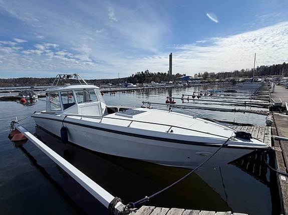 Scarab 30 Cabin, Mercruiser 496 HO 415 hk -04 Bog Trailer 3 of 9